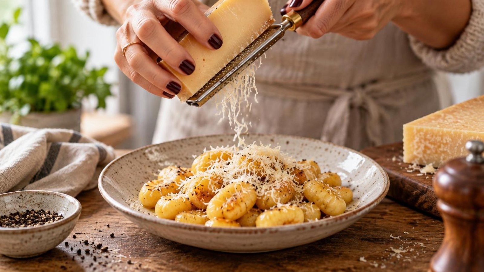 Njokai cacio e pepe